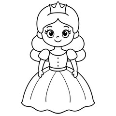 illustration of a princess