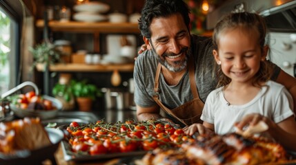 Fototapeta premium Happy holiday father day
