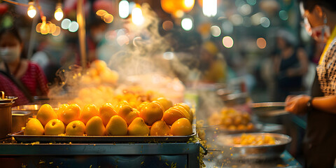Delicious Delights of a Thai Night Market Exploring Chang Rais Traditional Stall of Street Food