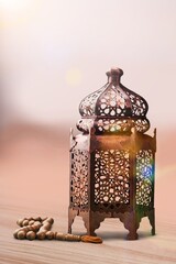 Ramadan Mubarak vintage lantern lamp