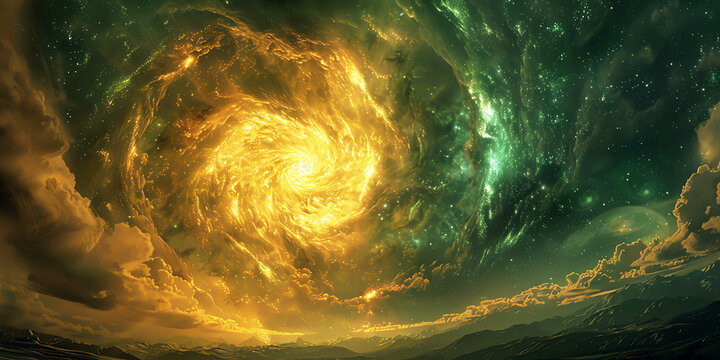 A geomagnetic storm is a major disturbance of Earth's magnetosphere that occurs when there is a very efficient exchange of energy from the solar wind into the space environment surrounding Earth.