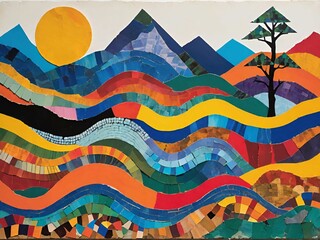 colorful background of different color