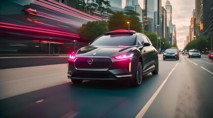 Autonomous Self-Driving Car Seamlessly Overtaking Vehicles on City Highways