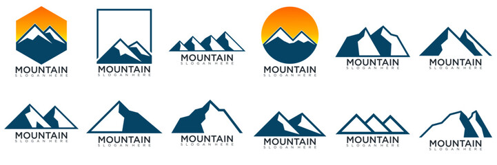 mountain logo vintage