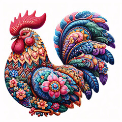 Obraz premium Art that combines animal patterns.