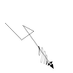 Black arrow line 