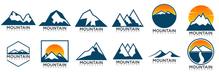 mountain logo vintage