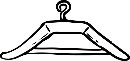 sketch coat hanger