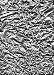 Aluminum plots in sheets of different uneven thickness. Irregular non-smooth textures. 