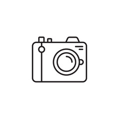 Photo Camera icon design with white background stock illustration