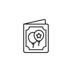 Card icon design with white background stock illustration