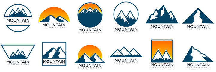 mountain logo vintage