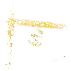 REMAINS AND DEBRIS OF PAINT STAINS ON WALL