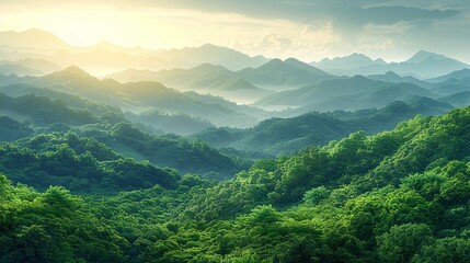 Obraz premium Global warming, Climate Resilience, Accounts of initiatives to build climate resilience in communities, infrastructure, and ecosystems through adaptation measures such as flood defenses,