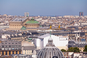 Aerial view of the Palais Garnier in Paris