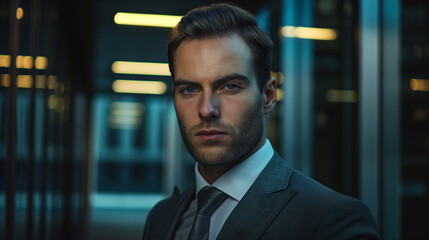 Fototapeta premium portrait of a businessman or CEO 