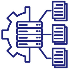 Obraz premium Database Management
