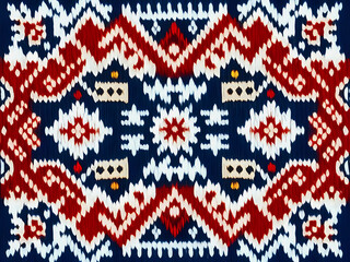 Obraz premium knitted wool pattern