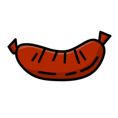 sausage ilustration