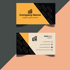 Obraz premium Professional and Minimalist Business Card Design