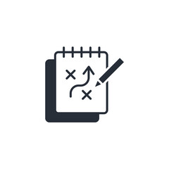 plan icon. vector.Editable stroke.linear style sign for use web design,logo.Symbol illustration.