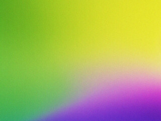 purple yellow-green, gritty retro abstract background template, color gradient spray texture dazzling light brilliance, scratchy sound grimy void