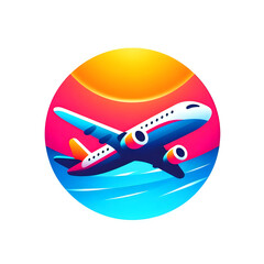 Naklejka premium Soaring Skies | A Modern Airplane Logo