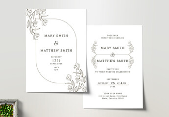 Wedding Invitation Card Design