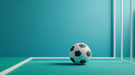 Soccer Ball in Goal: Symbolizing Accomplished Goals