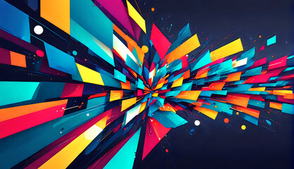 Fototapeta premium Abstract business communication technology concept. illustration. Art. Abstract background desnig illustration.