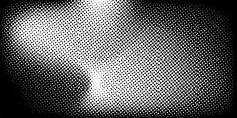 Grunge halftone background with dots. Black and white pop art pattern in comic style. Monochrome dot texture.