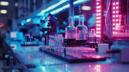 lab is a place where scientists conduct experiments. They use different equipment to test their hypothesis. The lab is a place where new discoveries are made.