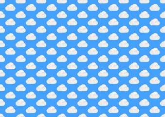 Clouds Clouds Pattern with clouds. Blue sky.