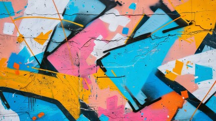 Naklejka premium A graffiti wall concept background