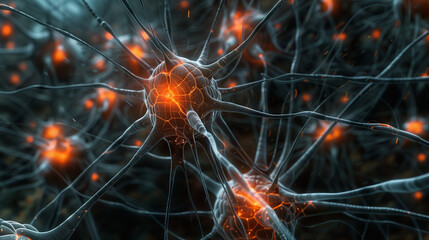 neural network close-up