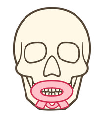 下唇下制筋、オトガイ筋肉、口輪筋