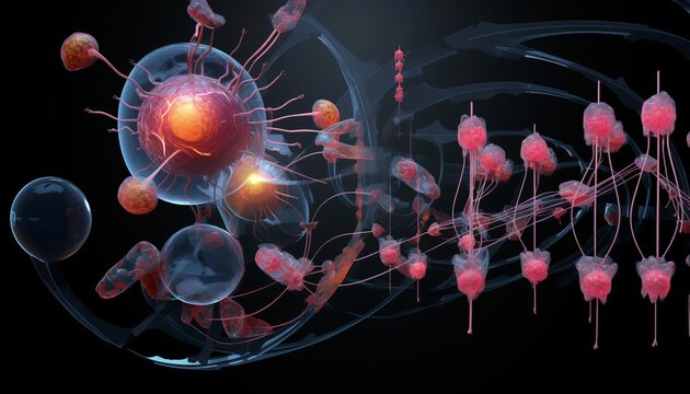 Create a visual of the steps involved in viral assembly and release from a host cell.