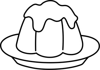 pudding doodle lineart 