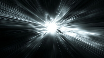 Dynamic Speed Zoom Effect with White Light