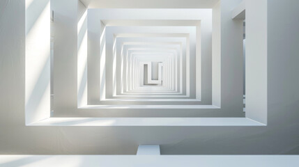 Labyrinthine Corridor, Representing Complexity of Anxious Thoughts