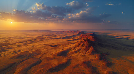 A breathtaking aerial shot of pulsating polka dot patterns covering a vast expanse of landscape, with swirling patterns and shifting colors creating a mesmerizing spectacle that st