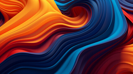 Abstract artistic 3D dynamic gradient background picture	
