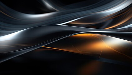 An abstract backdrop featuring a metallic black texture.