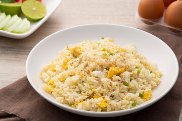 Thai Fried rice with egg.Easy food