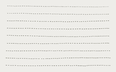 手描きの点線素材集