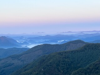 Fototapeta premium 아침 안개