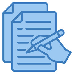 Document Icon Element For Design