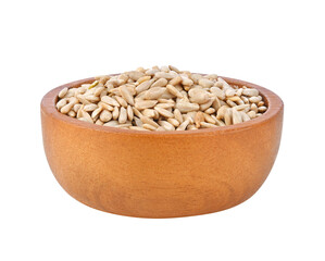 Sunflower Seeds in bowl on transparent png