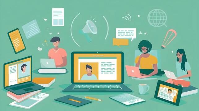 Modern Online Education: Accessible Digital Learning Materials for Students