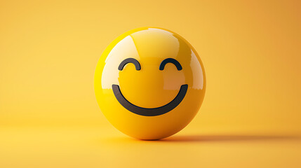 Fototapeta premium Smiley Face, happy smile Able to inspire all things